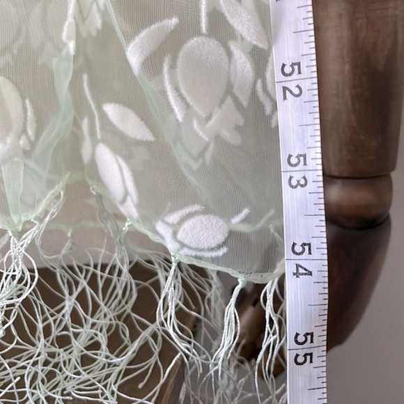 Mint green scarf - Picture 8 of 9